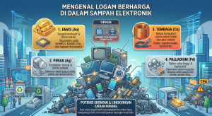 Mengenal Logam Berharga di Dalam Sampah Elektronik