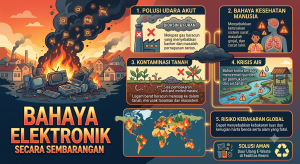 Bahaya Membakar Sampah Elektronik secara Sembarangan Bahaya Membakar Sampah Elektronik secara Sembarangan