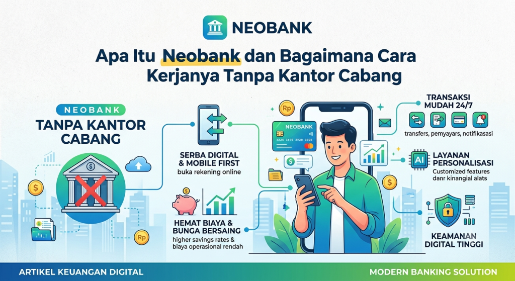 Apa Itu Neobank dan Bagaimana Cara Kerjanya Tanpa Kantor Cabang
