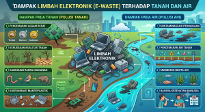 Dampak Limbah Elektronik terhadap Tanah dan Air