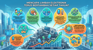 Mengapa Limbah Elektronik Terus Bertambah Setiap Tahun?