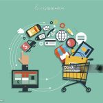 infographics background E-commerce. Business concept. Set icons