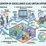 Membentuk Center of Excellence untuk Hyperautomation .